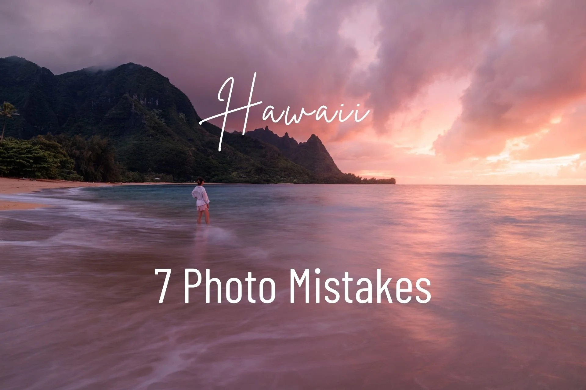 How To Take Unique Travel Photos In Hawaii | Belinda Shi